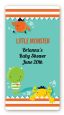 Little Monster - Custom Rectangle Baby Shower Sticker/Labels thumbnail