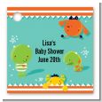 Little Monster - Personalized Baby Shower Card Stock Favor Tags thumbnail