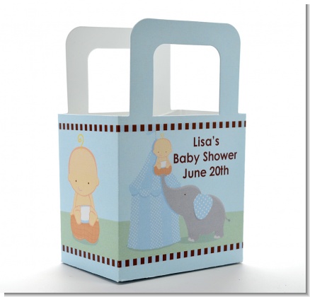 Our Little Peanut Boy - Personalized Baby Shower Favor Boxes