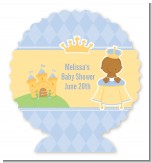 Little Prince African American - Personalized Baby Shower Centerpiece Stand