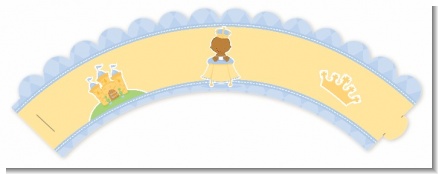 Little Prince African American - Baby Shower Cupcake Wrappers