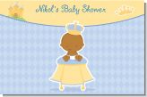 Little Prince African American - Personalized Baby Shower Placemats