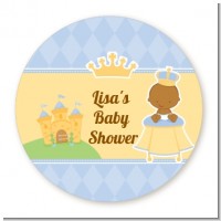Little Prince African American - Personalized Baby Shower Table Confetti