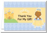Little Prince African American - Baby Shower Thank You Cards