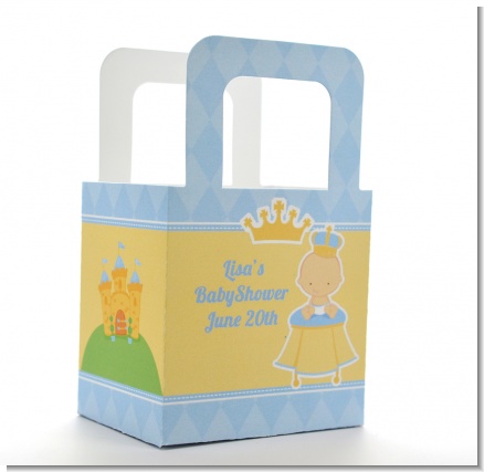 Little Prince - Personalized Baby Shower Favor Boxes