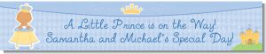 Little Prince Hispanic - Personalized Baby Shower Banners