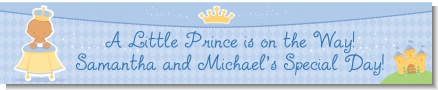 Little Prince Hispanic - Personalized Baby Shower Banners