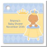 Little Prince Hispanic - Personalized Baby Shower Card Stock Favor Tags
