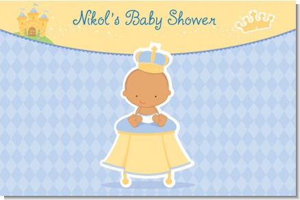 Little Prince Hispanic - Personalized Baby Shower Placemats