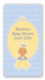 Little Prince Hispanic - Custom Rectangle Baby Shower Sticker/Labels thumbnail