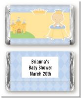 Little Prince - Personalized Baby Shower Mini Candy Bar Wrappers