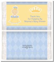 Little Prince - Personalized Popcorn Wrapper Baby Shower Favors