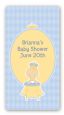 Little Prince - Custom Rectangle Baby Shower Sticker/Labels thumbnail