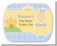 Little Prince - Personalized Baby Shower Rounded Corner Stickers thumbnail