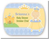 Little Prince - Personalized Baby Shower Rounded Corner Stickers