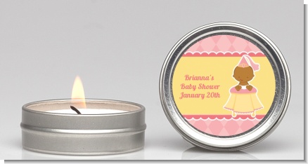 Little Princess African American - Baby Shower Candle Favors