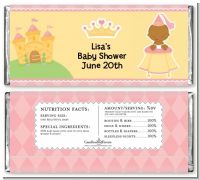 Little Princess African American - Personalized Baby Shower Candy Bar Wrappers