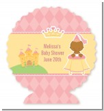 Little Princess African American - Personalized Baby Shower Centerpiece Stand