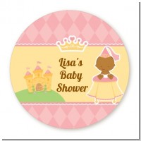 Little Princess African American - Personalized Baby Shower Table Confetti