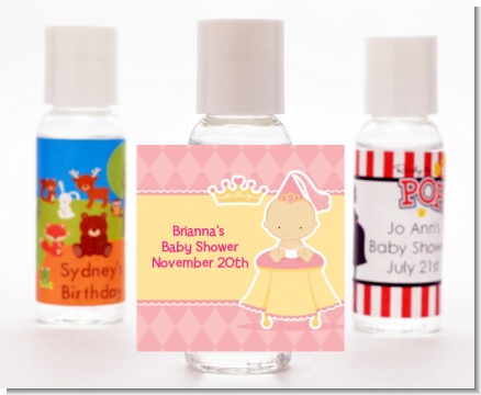 Little Princess - Personalized Baby Shower Hand Sanitizers Favors