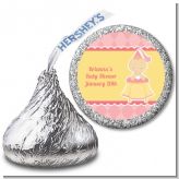 Little Princess - Hershey Kiss Baby Shower Sticker Labels