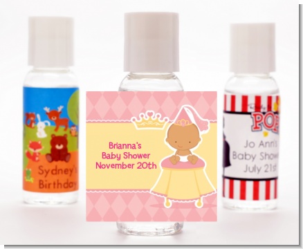 Little Princess Hispanic - Personalized Baby Shower Hand Sanitizers Favors