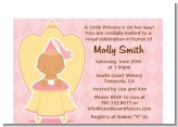 Little Princess Hispanic - Baby Shower Petite Invitations