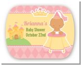 Little Princess Hispanic - Personalized Baby Shower Rounded Corner Stickers