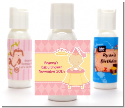 Little Princess - Personalized Baby Shower Lotion Favors