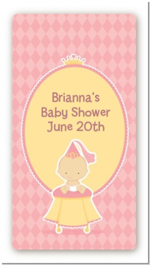 Little Princess - Custom Rectangle Baby Shower Sticker/Labels