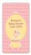 Little Princess - Custom Rectangle Baby Shower Sticker/Labels thumbnail