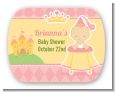 Little Princess - Personalized Baby Shower Rounded Corner Stickers thumbnail