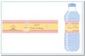 Little Princess - Personalized Birthday Party Water Bottle Labels