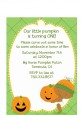 Little Pumpkin African American - Birthday Party Petite Invitations thumbnail