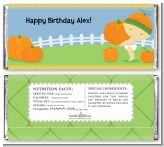 Little Pumpkin Asian - Personalized Birthday Party Candy Bar Wrappers