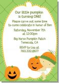 Little Pumpkin Asian - Birthday Party Invitations Little Pumpkin Asian - Birthday Party Invitations