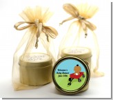 Little Red Wagon - Baby Shower Gold Tin Candle Favors