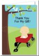 Little Red Wagon - Baby Shower Thank You Cards thumbnail