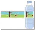 Little Red Wagon - Personalized Baby Shower Water Bottle Labels thumbnail