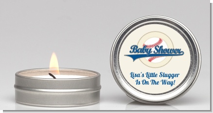 Little Slugger Baseball - Baby Shower Candle Favors