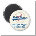 Little Slugger Baseball - Personalized Baby Shower Magnet Favors thumbnail