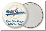 Little Slugger Baseball - Personalized Baby Shower Pocket Mirror Favors