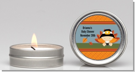 Little Turkey Boy - Baby Shower Candle Favors