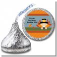 Little Turkey Boy - Hershey Kiss Baby Shower Sticker Labels thumbnail