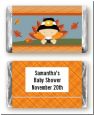 Little Turkey Boy - Personalized Baby Shower Mini Candy Bar Wrappers thumbnail
