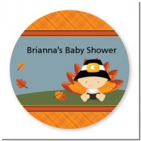 Little Turkey Boy - Personalized Baby Shower Table Confetti