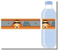 Little Turkey Boy - Personalized Baby Shower Water Bottle Labels thumbnail