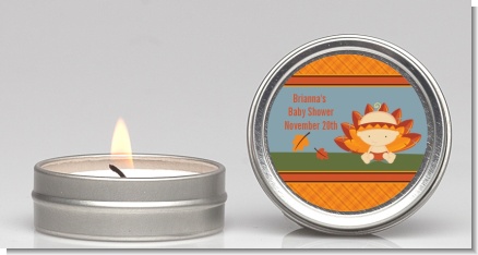 Little Turkey Girl - Baby Shower Candle Favors