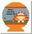 Little Turkey Girl - Personalized Baby Shower Centerpiece Stand thumbnail