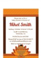 Little Turkey Girl - Baby Shower Petite Invitations thumbnail